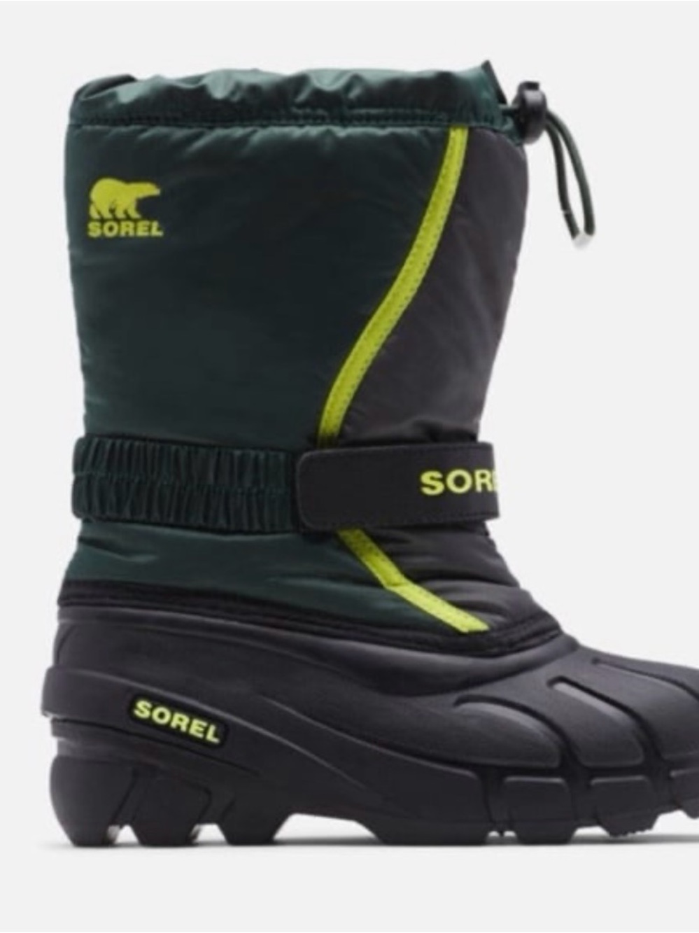 SOREL Flurry Winter Snow Boots youth size 1